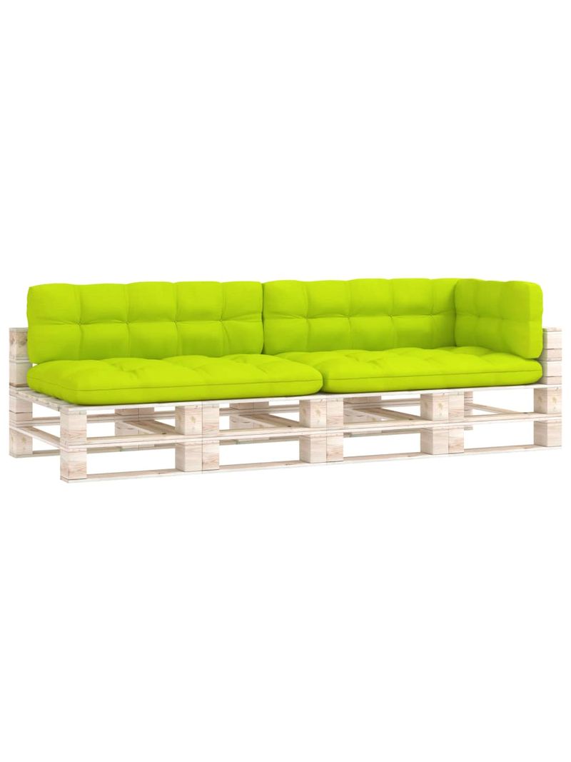 Cuscino per seduta divano pallet 80 x 120 cm verde