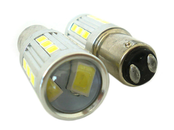 24V Lampada Led T10 W5W 9 Smd Bianco Luci Posizione Camion