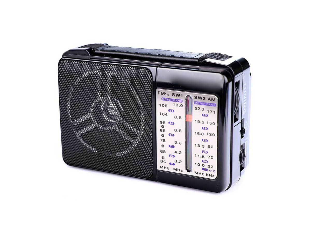 Radio Portatile 4 Bandi AM FM SW1 SW2 Volume Alto Dimensione