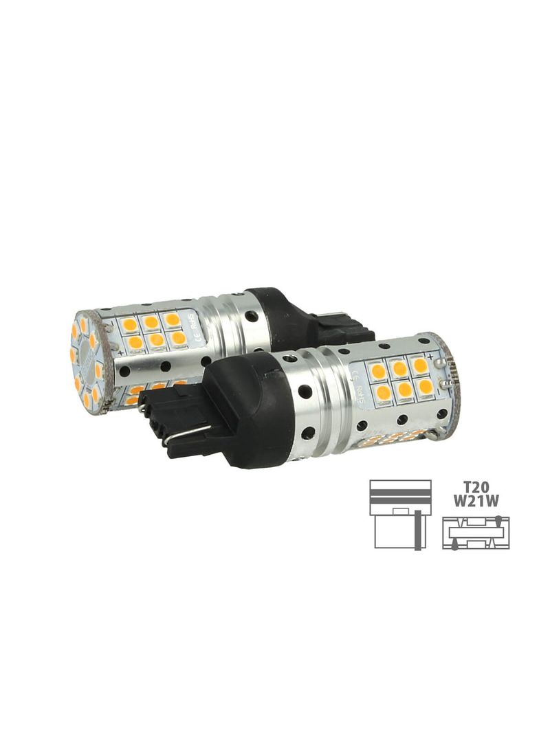 COPPIA 2 LED T10 CANBUS 2 SMD 3030