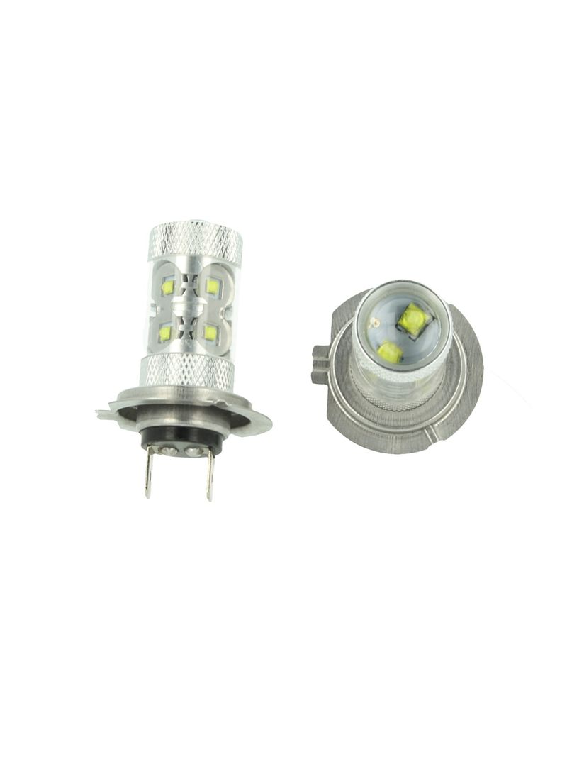 Lampada Led H7 PX26d 30W 12V Per Fendinebbia Super Potente e Bianco Xenon 6  Smd Cree Da 5W - BricoBravo