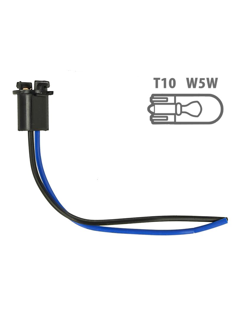Coppia Portalampada Con Attacco T10 W5W - Supporto Per Luci Auto - Ricambio Universale - Foto 4