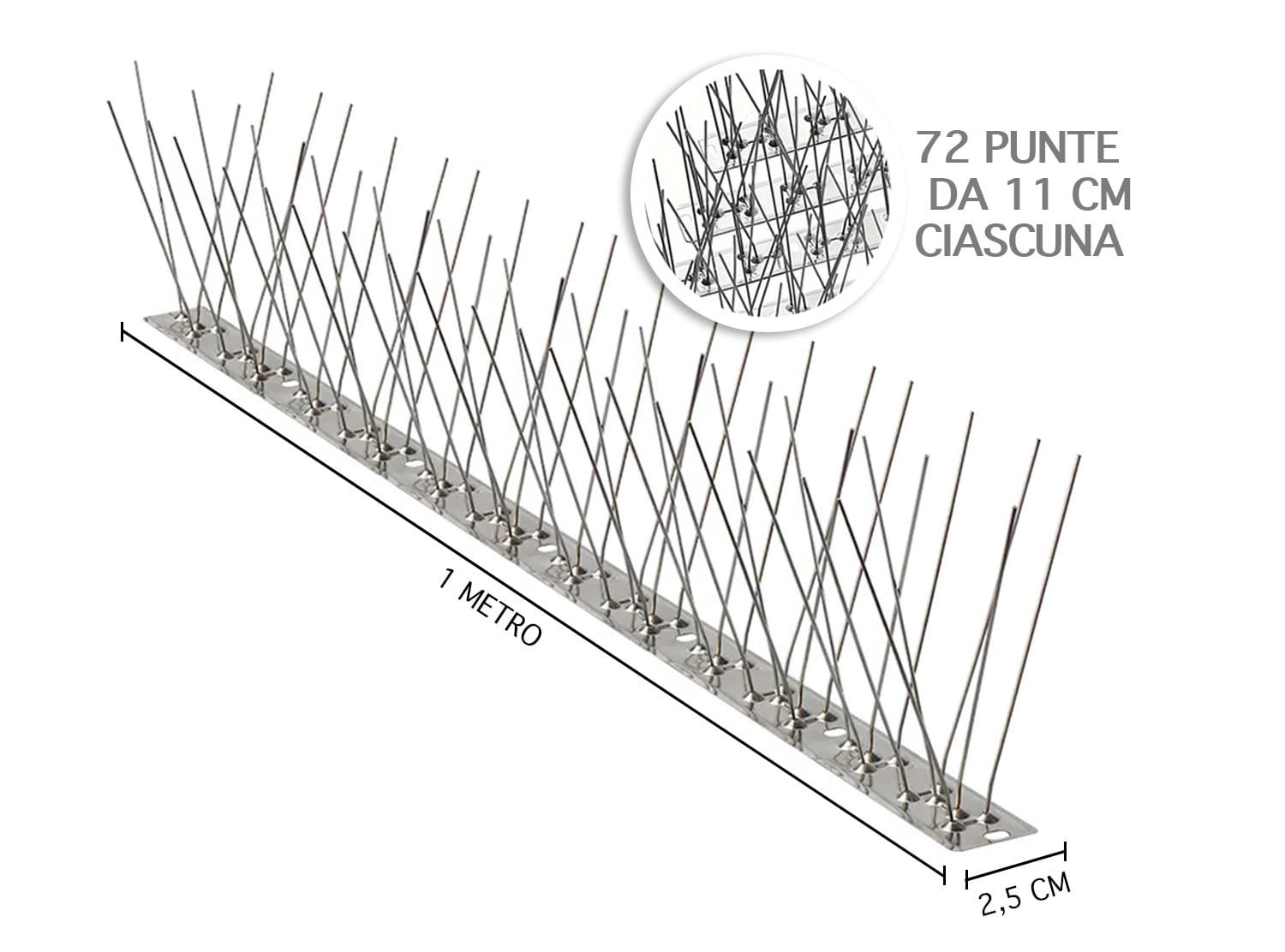 Nastro Antipiccione 50 Mm ALLONTANAMENTO VOLATILI - DISSUASORE PICCIONI Antipiccione In Offerta