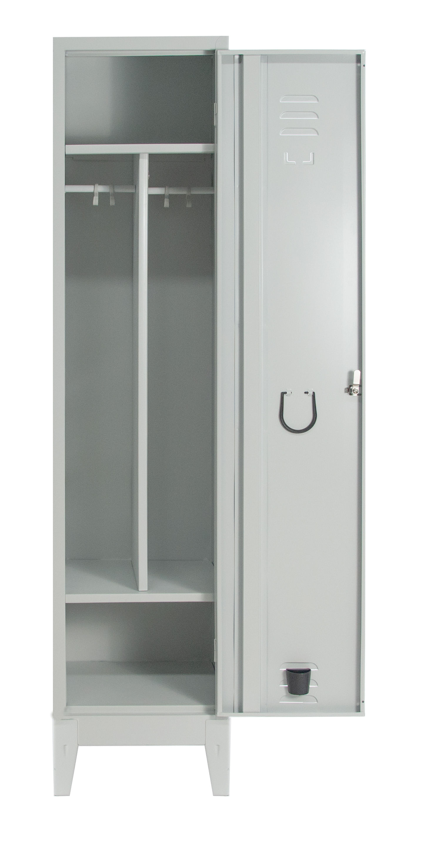 CO.AR.ME Spogliatoio Monoposto Grigio - Armadio 36x33x180 Cm Con Serratura - Foto 3