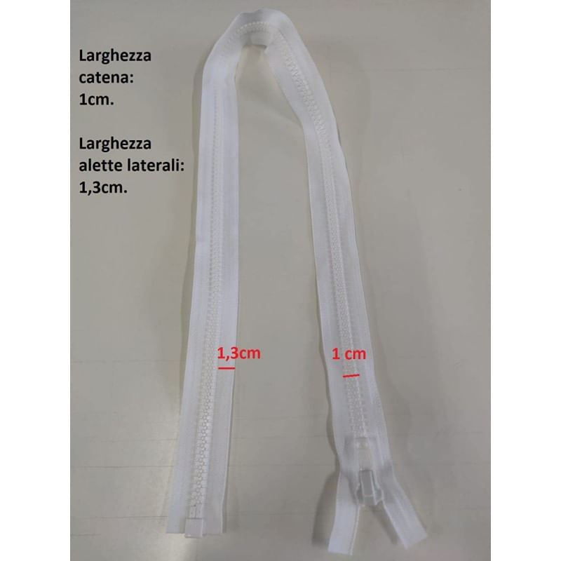 Cerniera Metallica Divisibile #8 - 35 Cm Per Giacca E Cappotto In Bronzo Antico - Foto 3