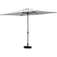 Ombrellone da giardino Sol 2 Rettangolo 2x 3 m colore Grigio