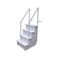 Scala semplice per piscina con dimensione regolabile da 122 a 137 cm