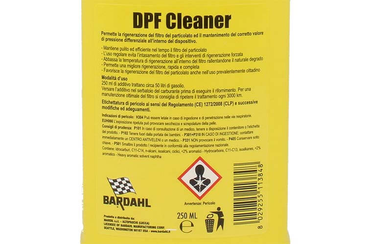 BARDAHL DPF Cleaner Additivo FAP Pulitore Filtro Anti Particolato ...