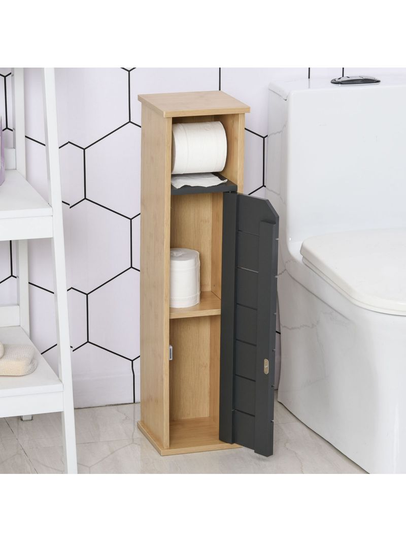 EASYCOMFORT Colonna Bagno in MDF con Ripiano Aperto, Cassetto e