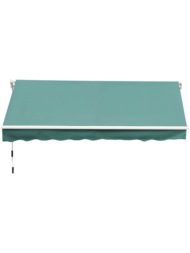 Tenda da sole in tessuto blu e bianco e acciaio 500x300 cm | Leroy Merlin