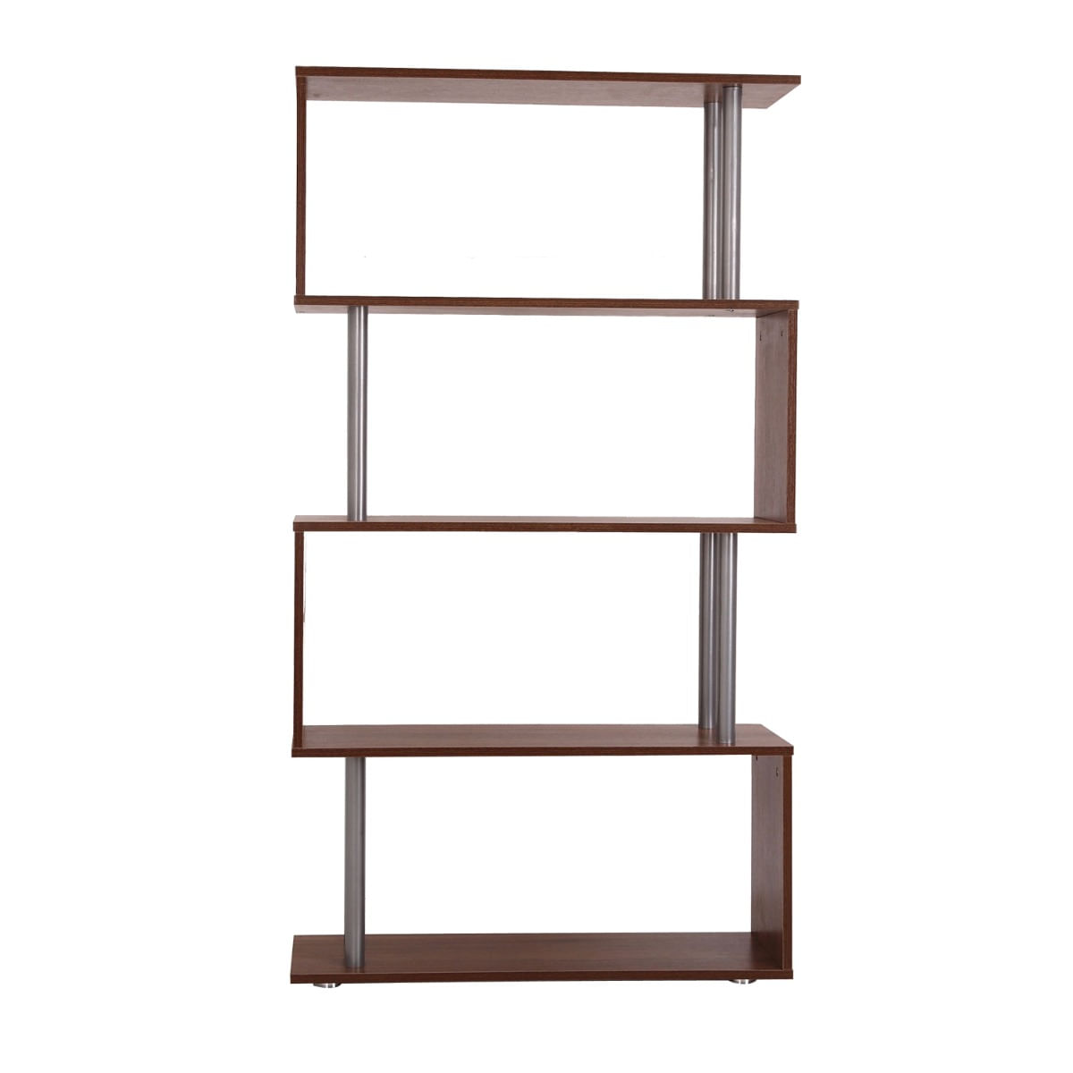 libreria design moderna scaffale in legno da Parete in Legno, Noce,  80x30x145cm - BricoBravo