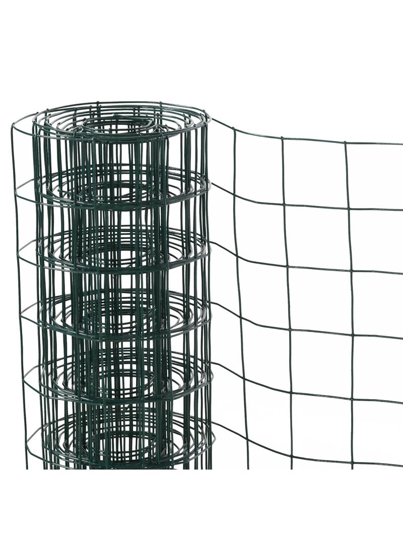 Rete Metallica Per Recinzioni, 5Mx91CM, Recinzione Giardino Esterno, Rete  Per Recinzioni, Verde