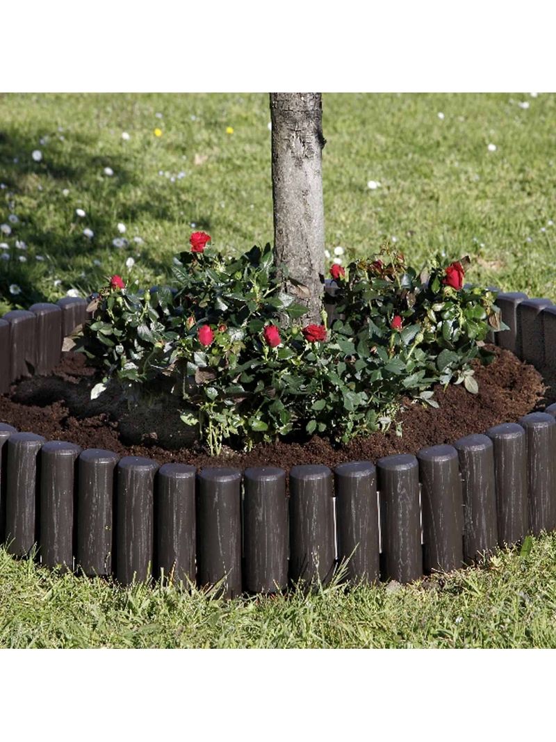 Bordo Per Prato In Plastica Replast - Rotolo Da 12m, 125x4mm, Resistente Alle Intemperie, Facile Da Installare - Foto 4