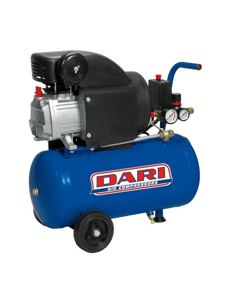 Compressore Aria 24 Litri 2hp Con Kit Omaggi Leggero E Portatile 8 Bar -  BricoBravo