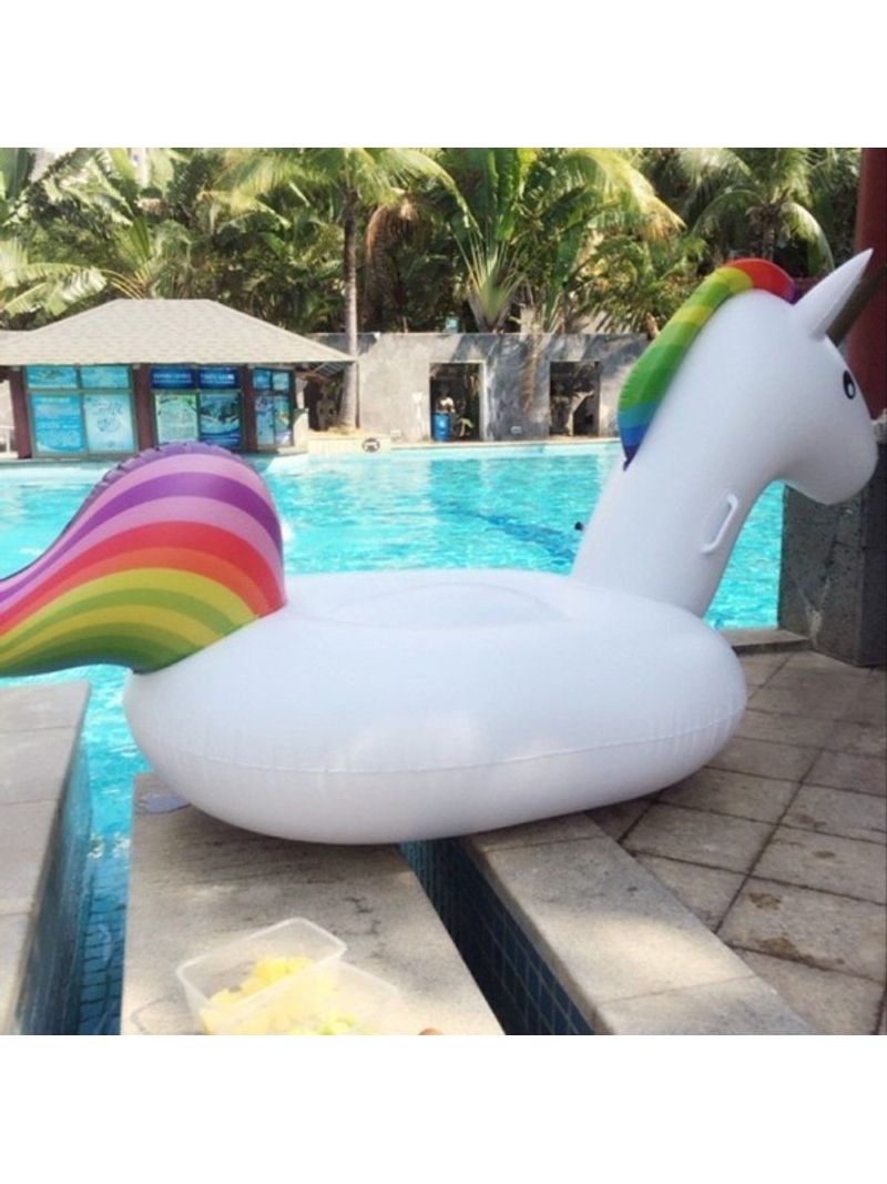 Unicorno Gonfiabile Gigante Isola Materassino Mare Piscina Maxi 224X164 Cm  - ND - Piscine e giochi in spiaggia - Giocattoli