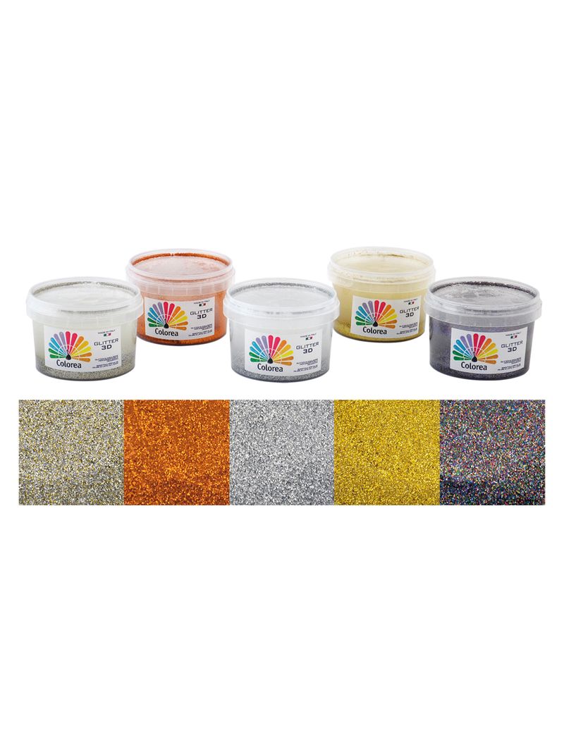 GLITTER PER DECORAZIONI ml.250 - multicolor