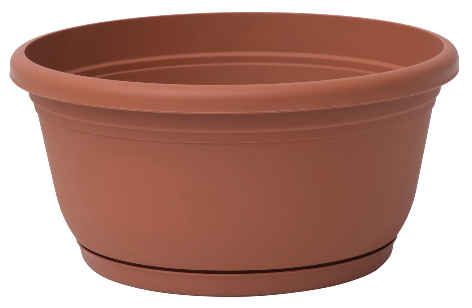 Vaso per piante e fiori Ciotolone in terracotta colore cotto H 10.2 cm