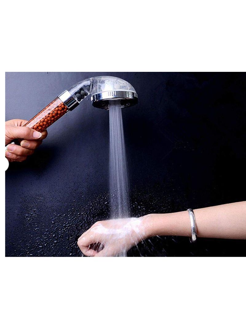 Soffione Doccia Doppio Per Coppie, Doppio Soffione Doccia Ad Alta Pressione Per Due Persone, Sistema Di Doccia Tandem Ad Alta Pressione Regolabile Con 3 Impostazioni Di Flusso, Adatto Per Bagno Di 2 - Foto 8