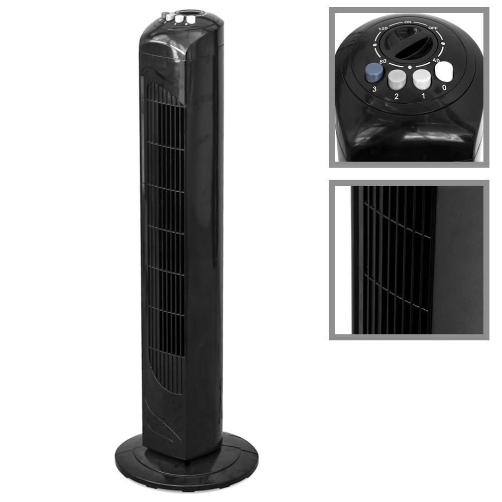 Ventilatore A Colonna Oscillante Con Timer