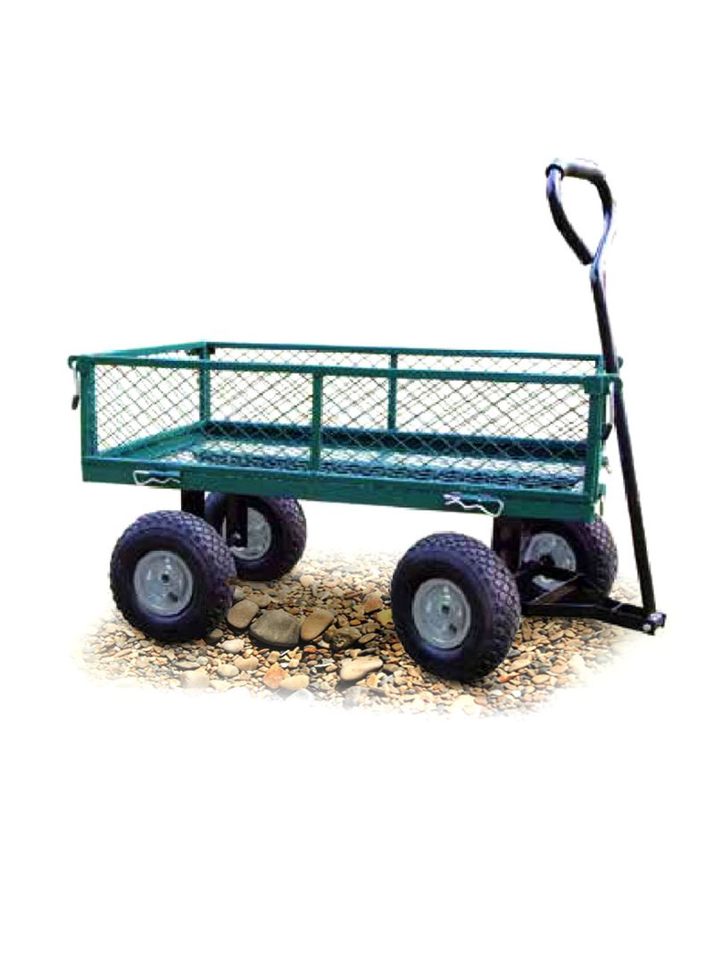 Carrello da giardino in acciaio 150kg