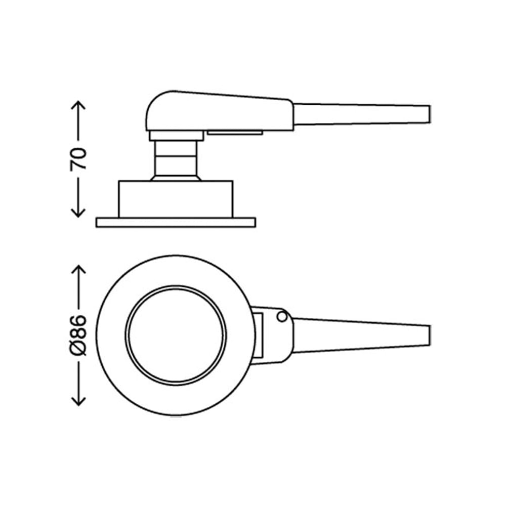 BRILONER Set Da 3 Faretti LED Da Incasso 230V Per Bagno, IP65 Dimmerabili, Bianco Caldo 3000K, Orientabili, 90x42 Mm - 2