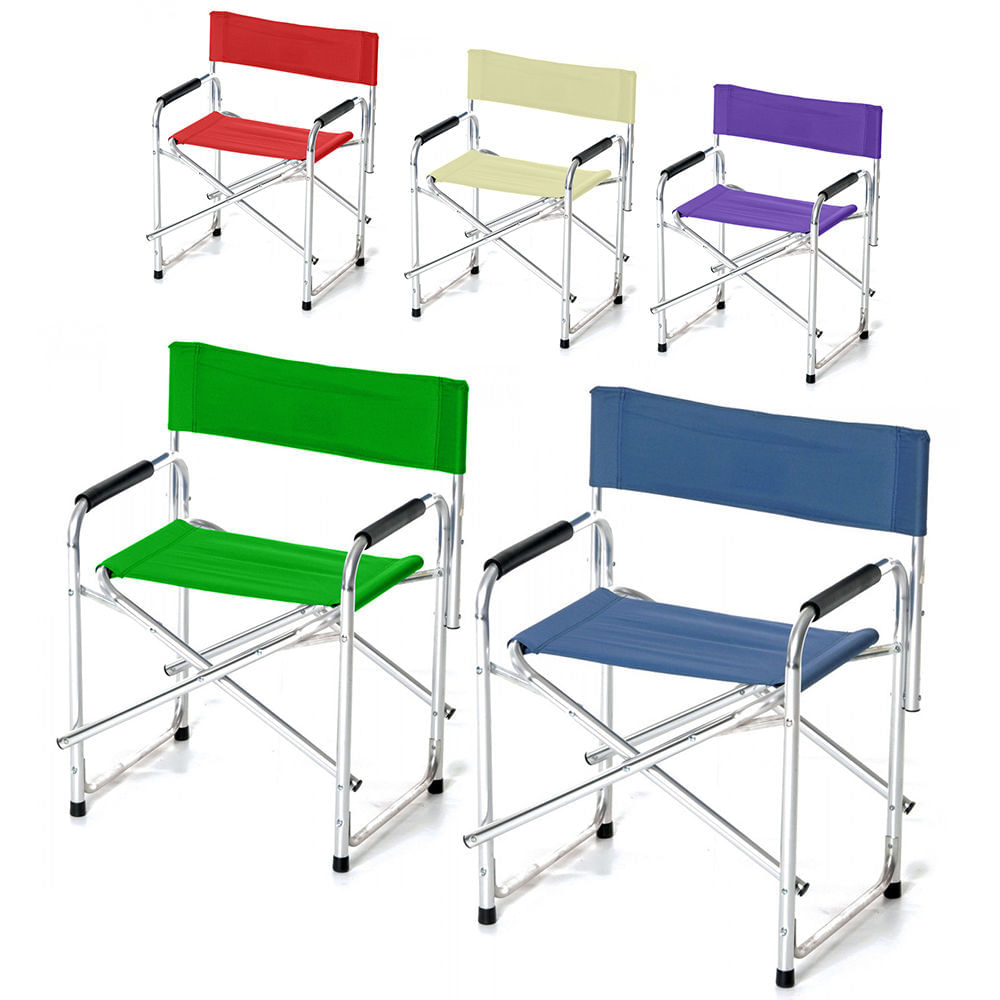 Sedia Da Pesca Pieghevole Con Portabicchieri - Comoda E Pratica - Colore Nero - Foto 12