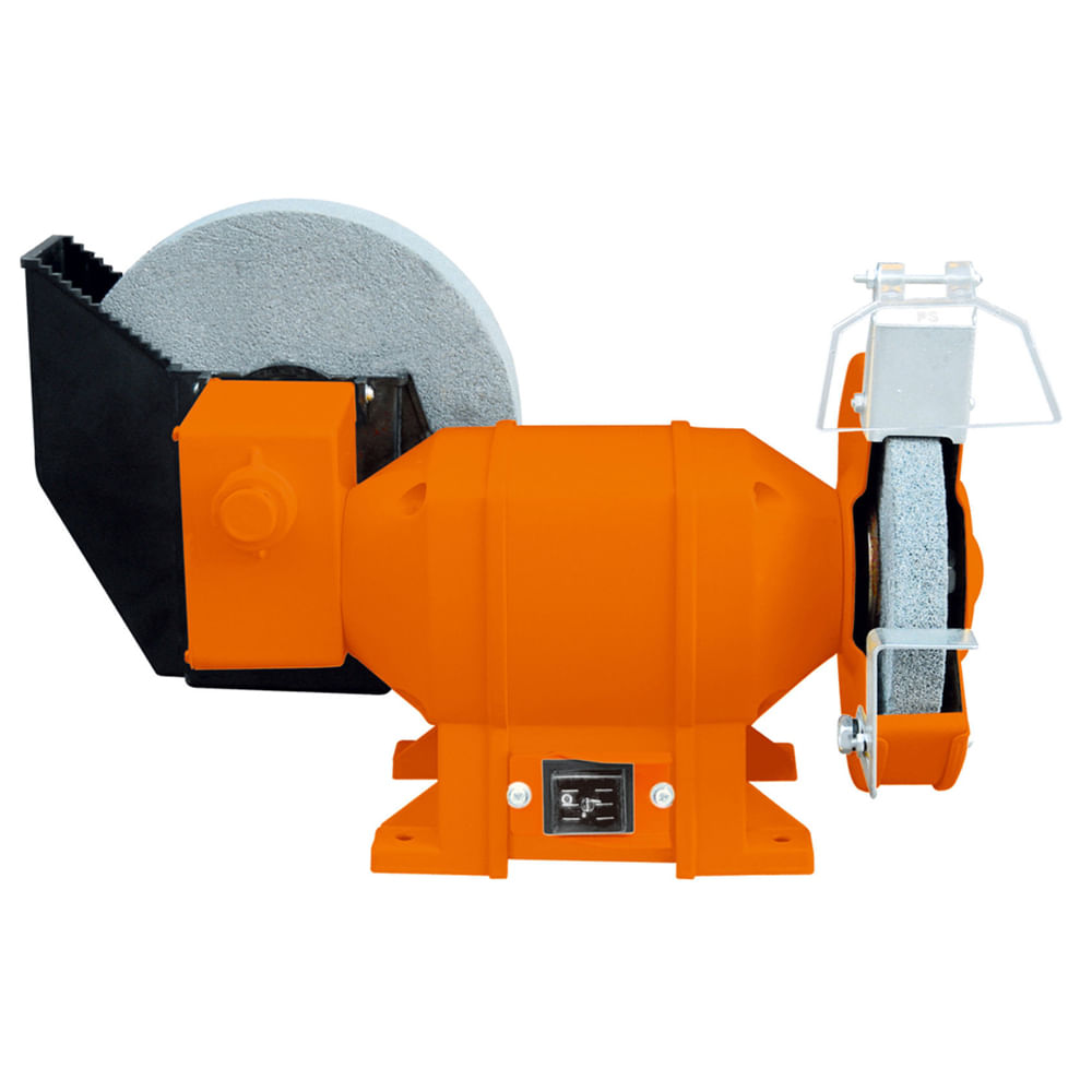 Mola Da Banco 150x16mm 250W - Con Doppio Paraschegge E Luci | Per Lavorazione Metalli - Foto 4