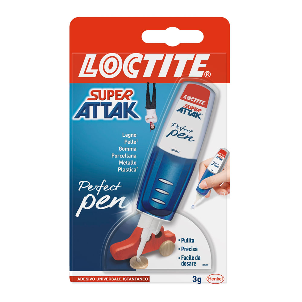 Colla Super Attack Loctite A Penna - 3g, Precisione Assoluta Per Piccole Riparazioni - Foto 5