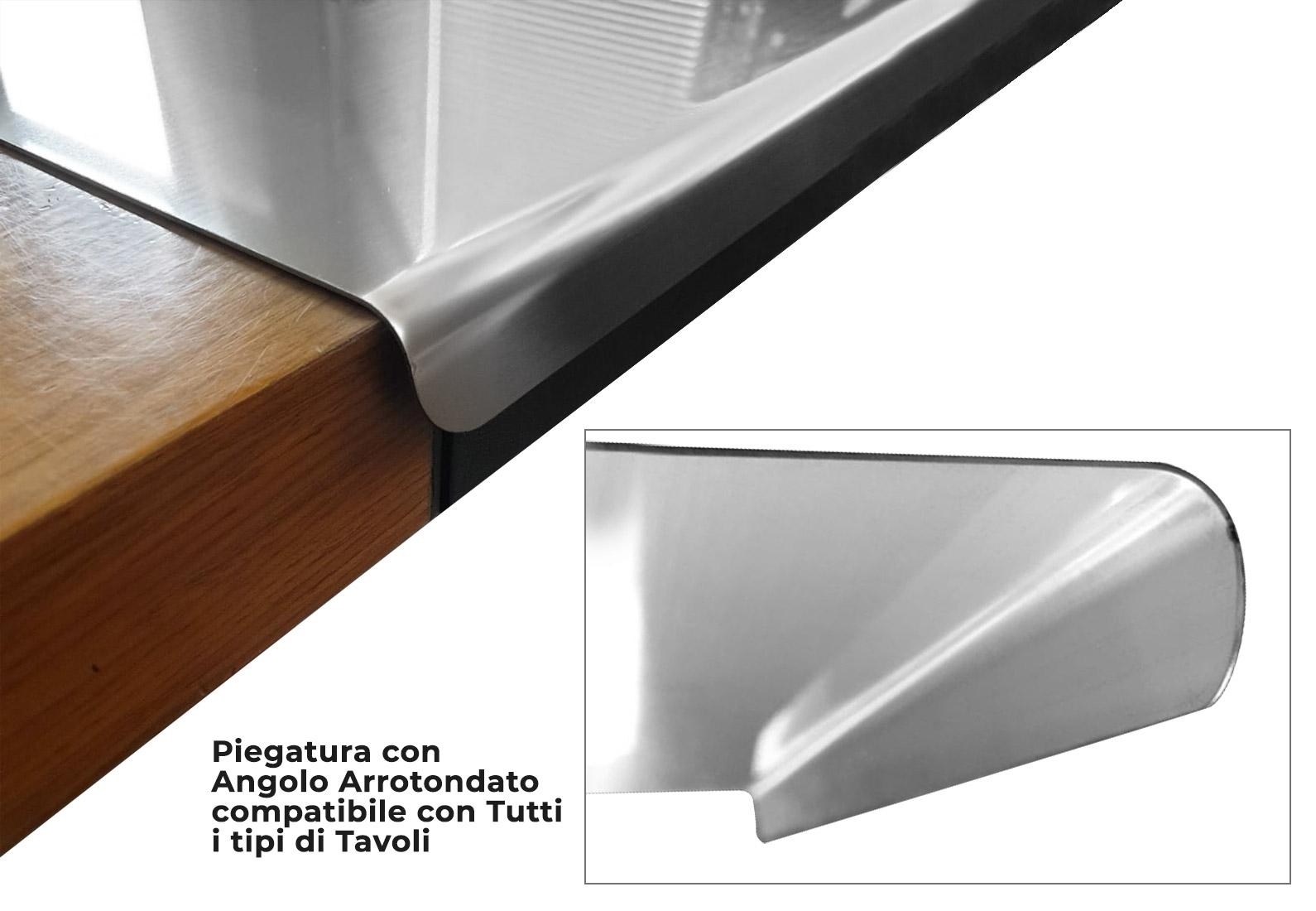 Tagliere Spianatoia per Alimenti 59,5x59 cm in Acciaio Inox Rocila -  BricoBravo