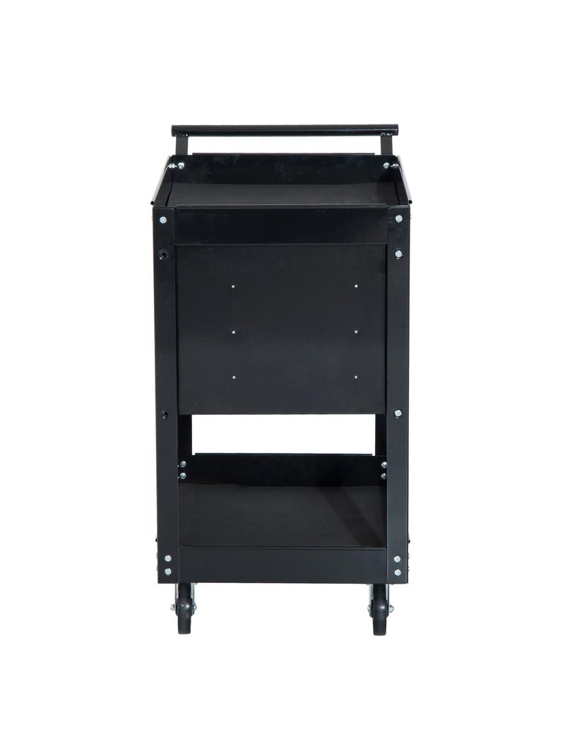 Carrello Porta Attrezzi da Officina Professionale Cassettiera in Lamiera  Nero 68x46x88 cm - BricoBravo