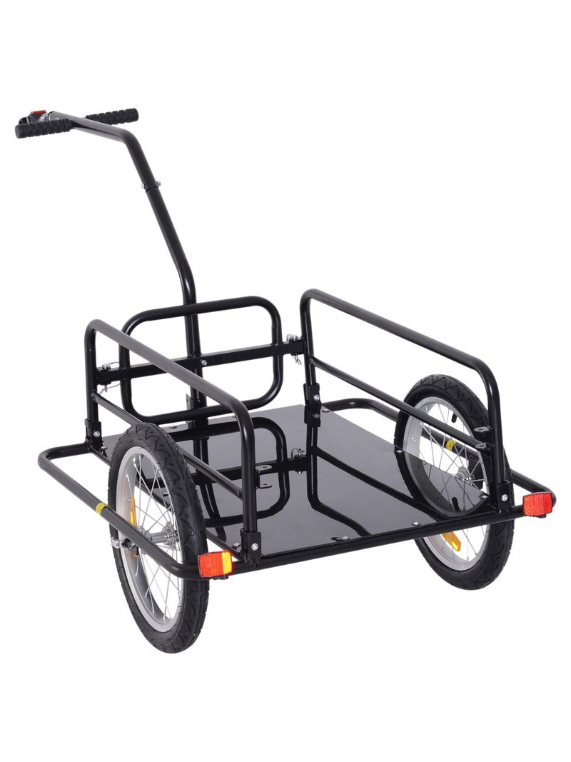 Carrello Rimorchio per Bicicletta Nero 156x72x82 cm – acquista su Giordano  Shop