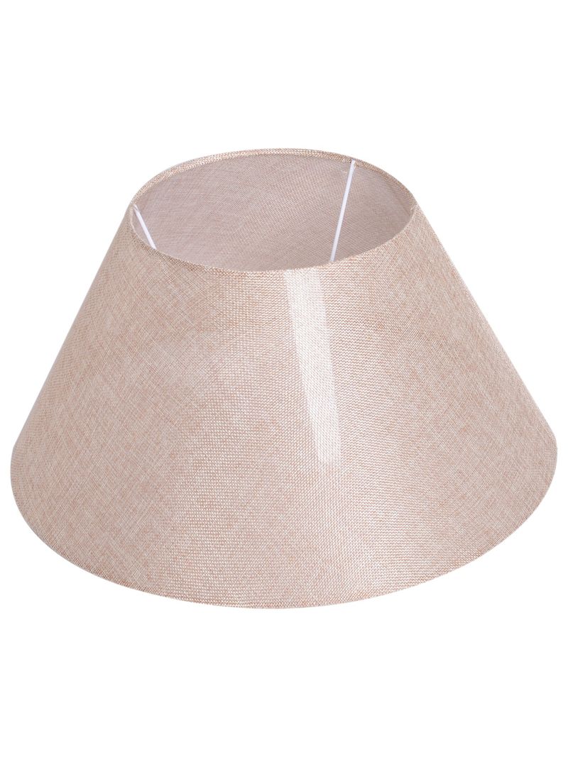 EASYCOMFORT Lampada da Comodino Abat jour in Corda di Canapa Beige  40x40x65cm