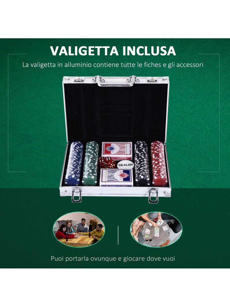 Set 500 Fiches da Poker 2 Mazzi di Carte e Pulsante Dealer con Valigetta –  acquista su Giordano Shop