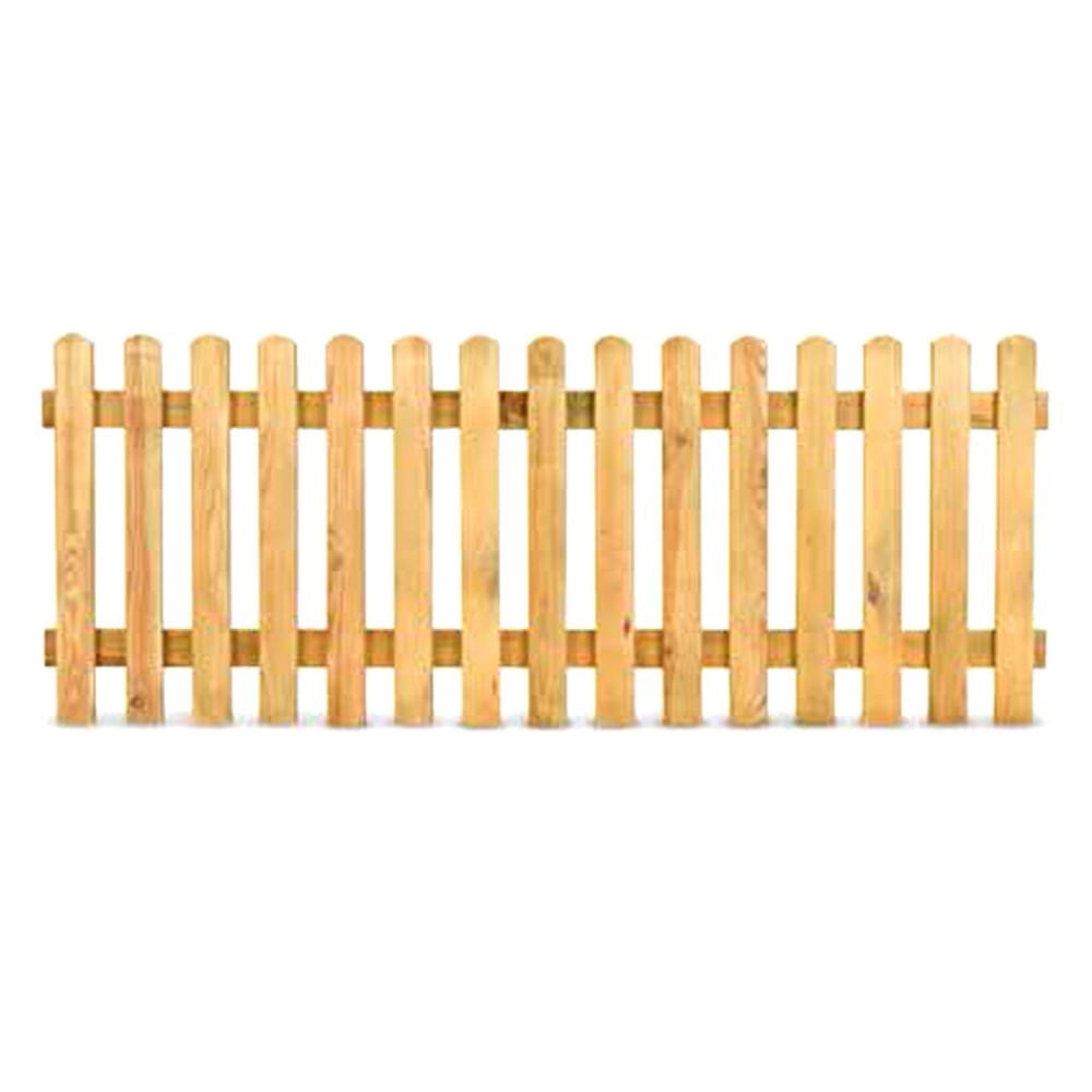 Evergreen staccionata recinto in legno 180xh80cm recinzione esterno eg52950  - BricoBravo