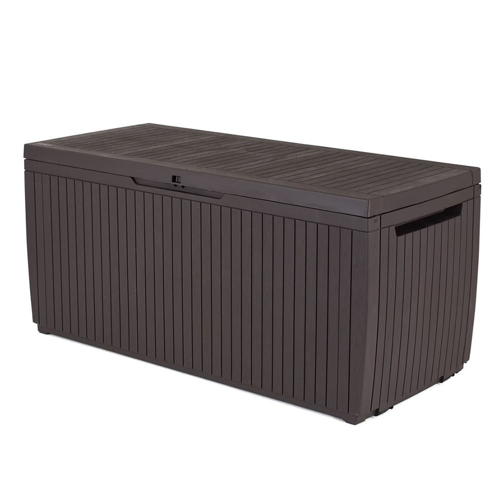 Baule Da Esterno Cassapanca Marrone Resina Keter Springwood 123x53.5x57cm