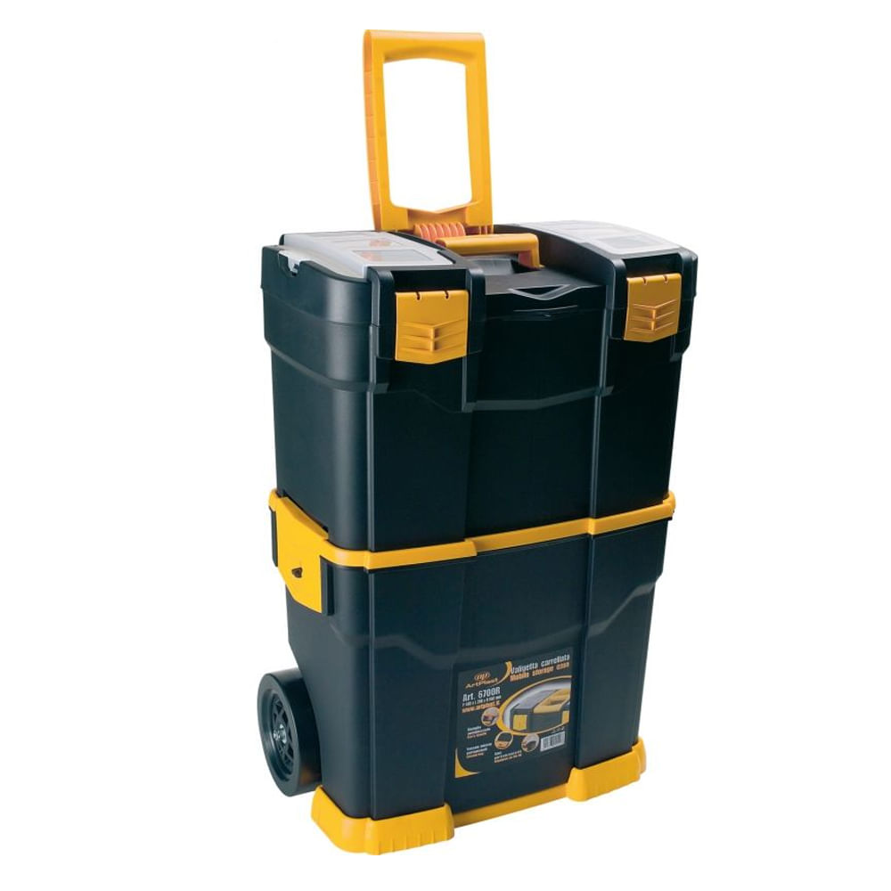 Carrello Portautensili Meister 230 Pezzi - Cassetta Attrezzi Con Ruote E Manico Telescopico - Foto 8