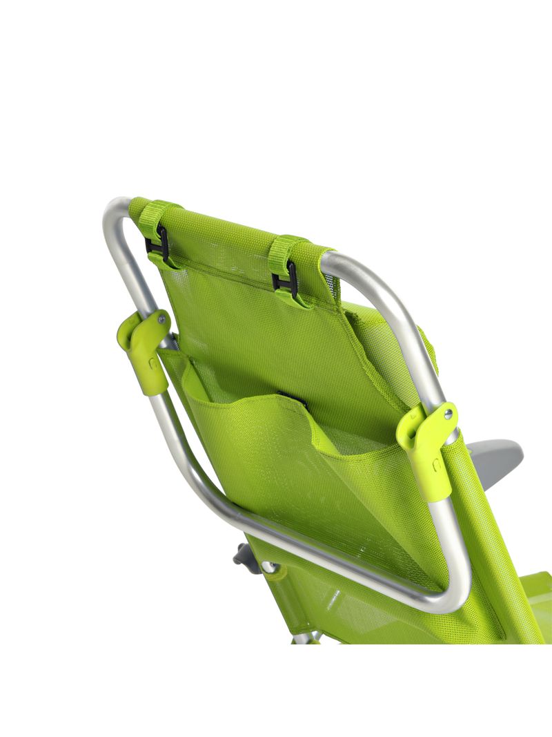 Sdraio Spiaggia BALI Pieghevole - 8 Posizioni, Cuscino E Borsa Frigo | Comoda E Pratica Per Mare E Piscina - Foto 9