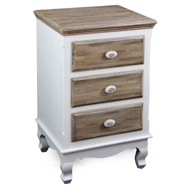 Comodino Vintage In Legno Con 5 Cassetti - Cassettiera Per Camera Da Letto O Bagno - Foto 3