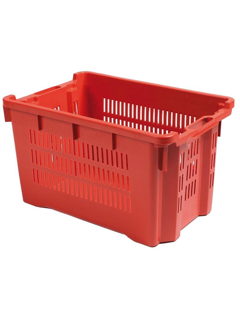 Cassetta agricole resina impilabili semichiuse per olive 56x35x31cm