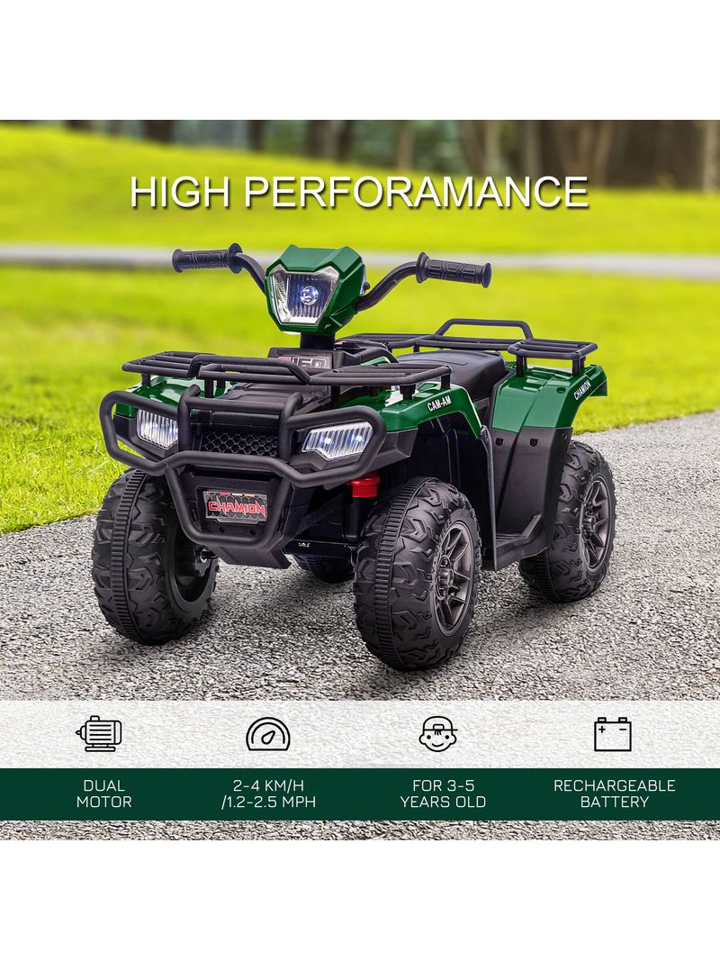 Quad Elettrico per Bambini 12V Verde