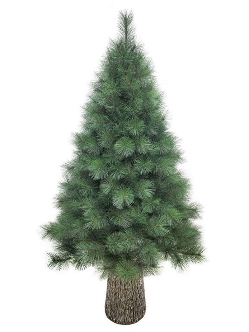 Albero finto di eucalipto ANUHEA, tronco finto, verde-grigio, 180cm