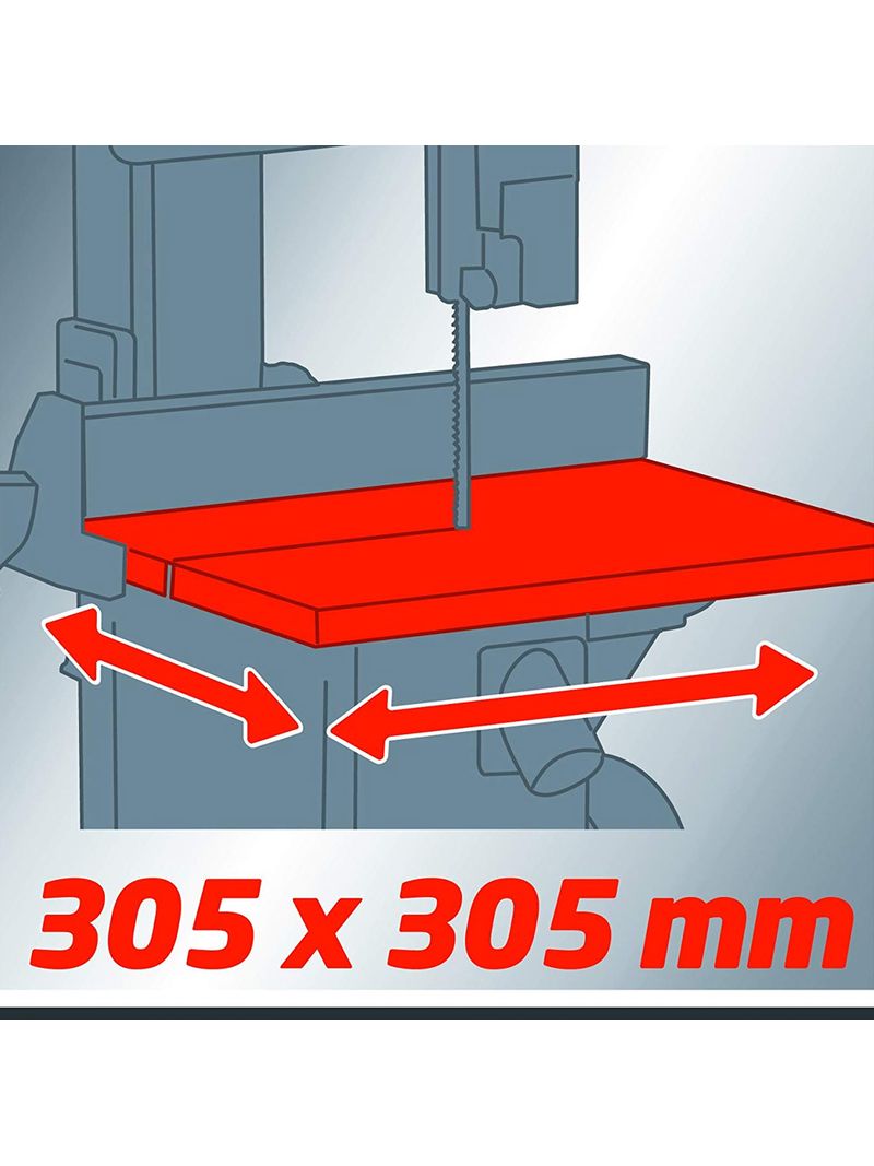 Sega A Nastro Einhell TC-SB 245 L - 400W, Taglio Max 101mm, Tavolo Inclinabile, LED - Foto 8