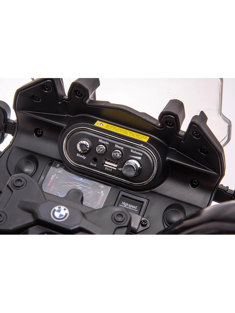 Moto Elettrica per Bambini 12V con Licenza BMW F 850 GS Gialla - BricoBravo