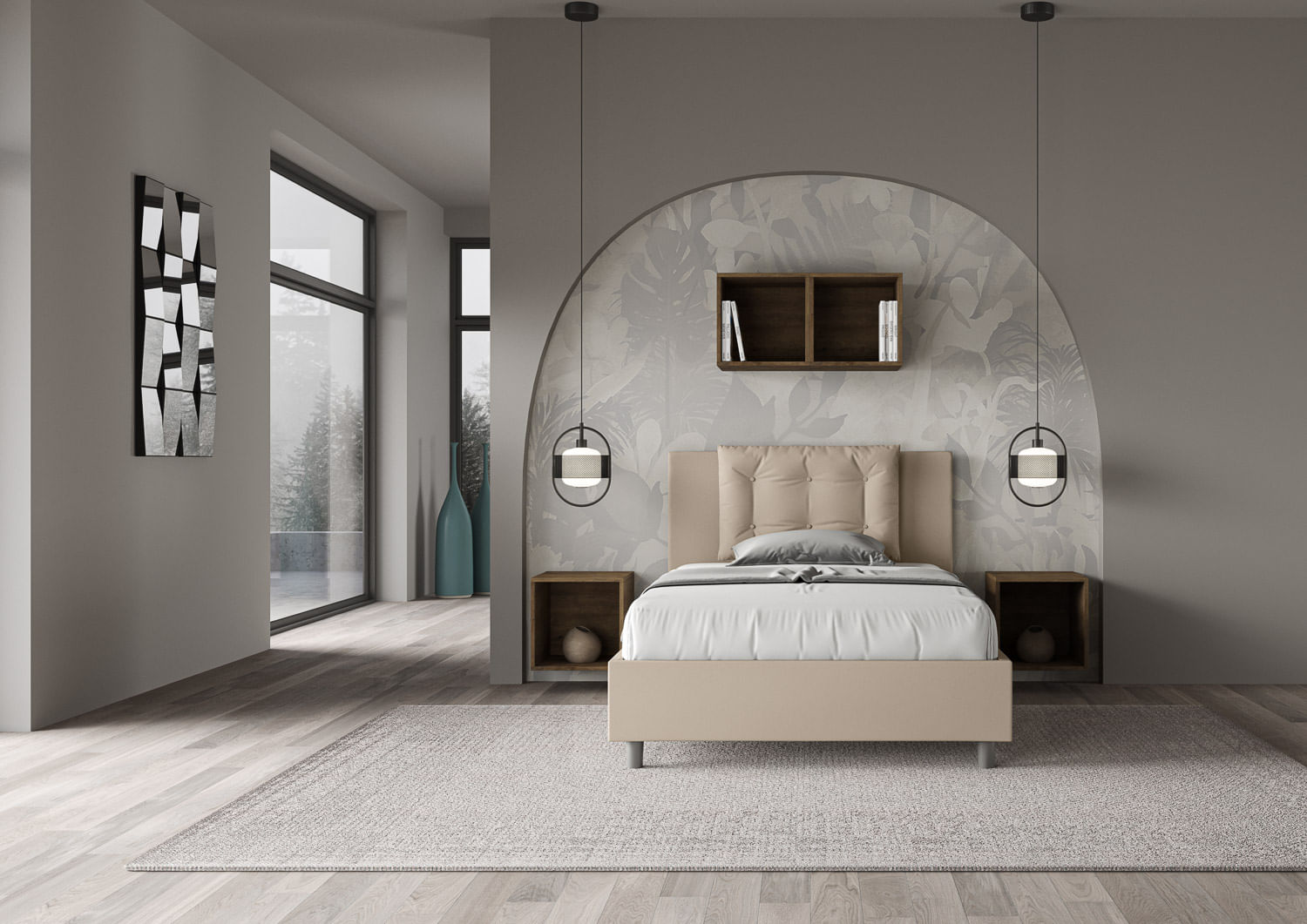 testiera letto 1 piazza e mezzo