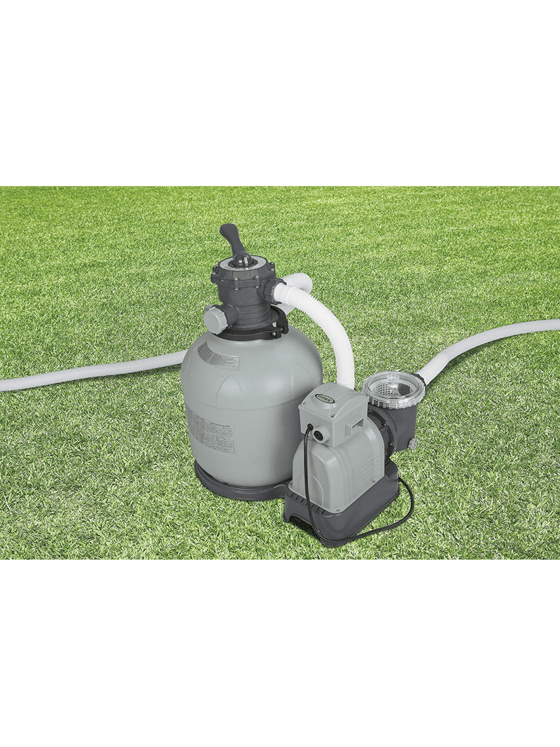 Pompa Di Copertura Per Piscina Fuori Terra | 75W 850 GPH | Cavo 25 Piedi E Tubo Di Drenaggio | Impermeabile IPX8 | Anti-Bruciatura A Secco