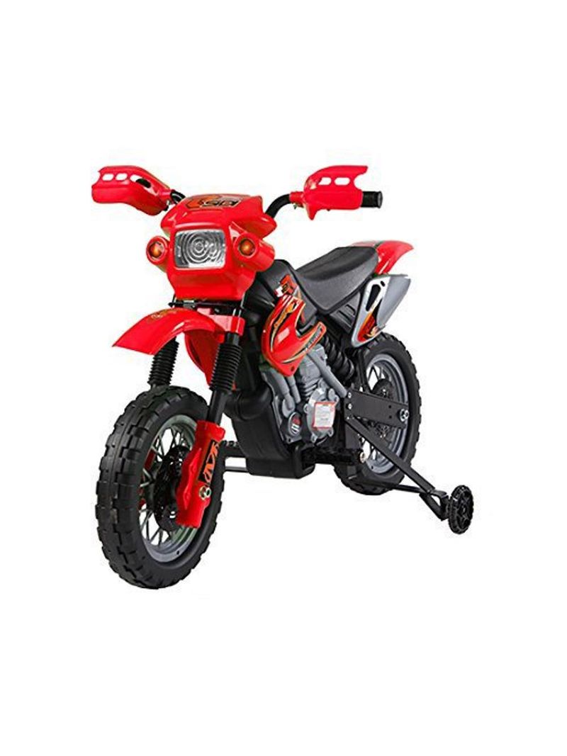 Homcom moto cross elettrica bambini rotelle rosso - BricoBravo