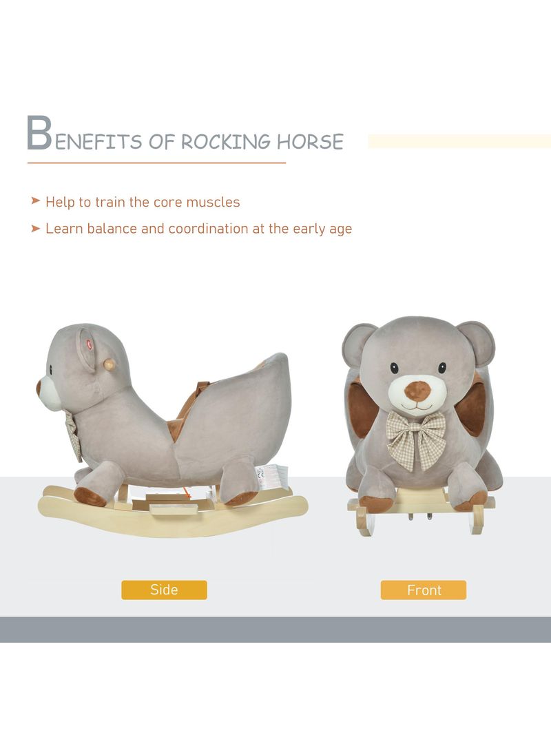 Cavallo a Dondolo per Bambini in Legno e Peluche Koala Grigio – acquista su  Giordano Shop