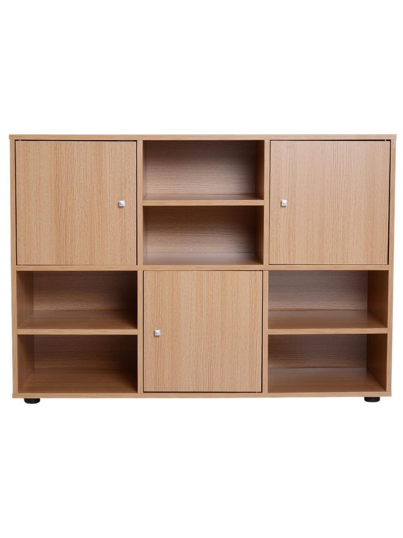 Homcom Mobile Libreria 6 Vani in Legno, 110x40x78cm