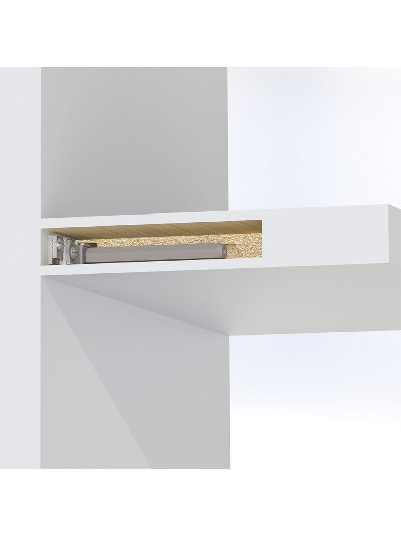 Coppia Reggimensola Emuca Pelicano - Per Mensole In Legno/Vetro Fino A 40 Mm - Foto 9