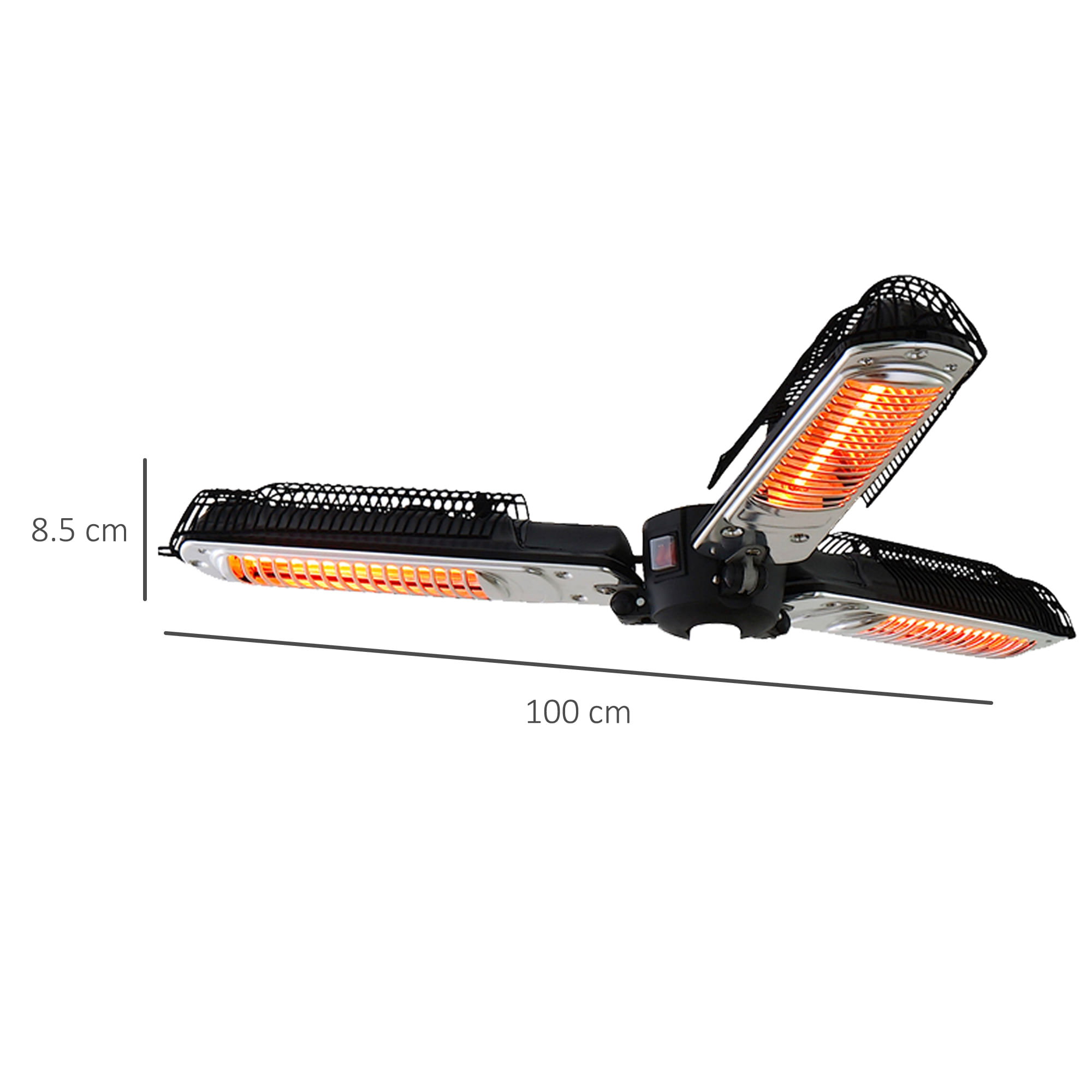 Lampada Riscaldacandele Dimmerabile - Con Timer E Altezza Regolabile, 2 Lampadine